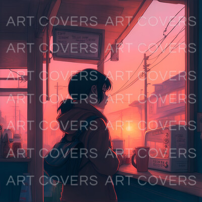 Lofi Art - Sunset Gazing
