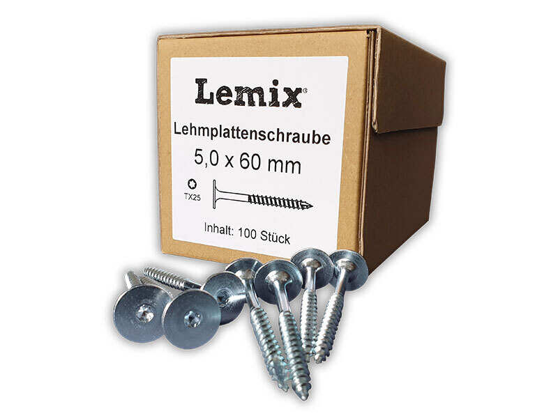 Lehmplatten Schrauben