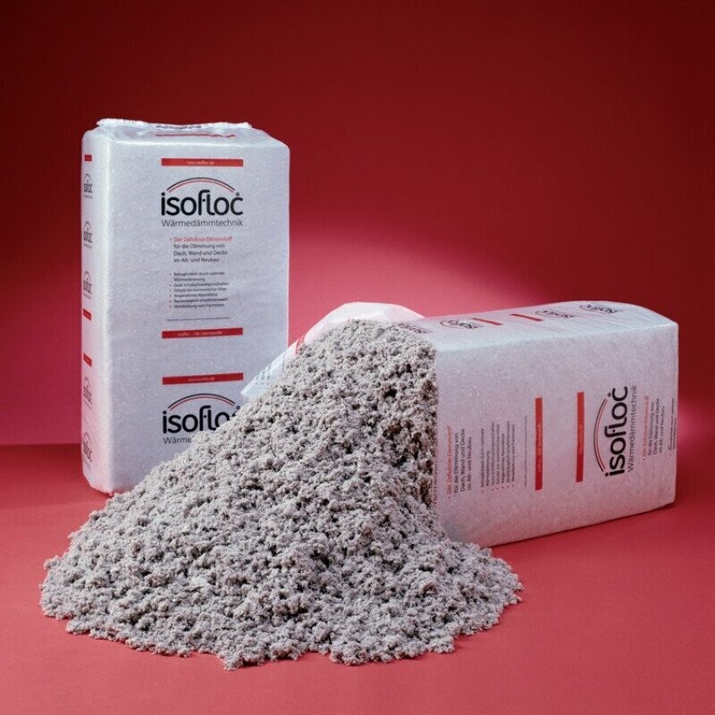 isofloc LM Cellulose Flakes - Sustainable Insulation