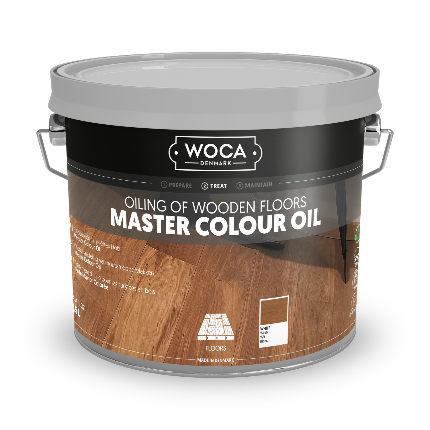 Woca Meister Bodenöl Weiss 2.5l