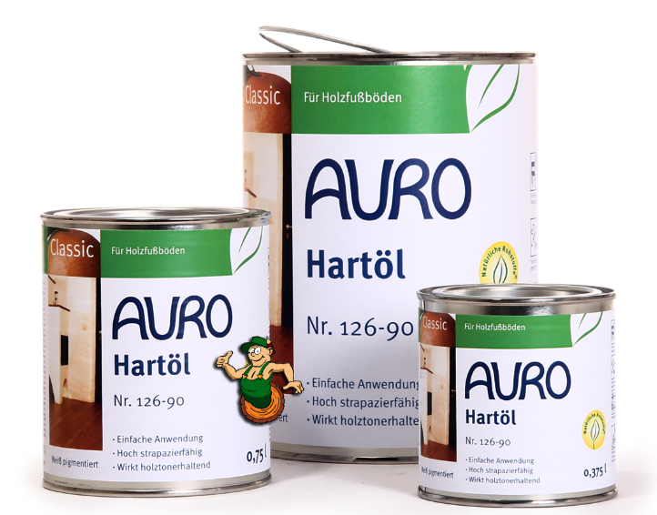 Auro 126 Hard Oil - Eco-Friendly & Honey-Colored