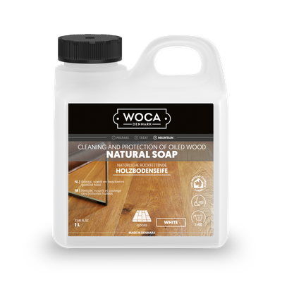 Woca Holzbodenseife Weiss 1 L