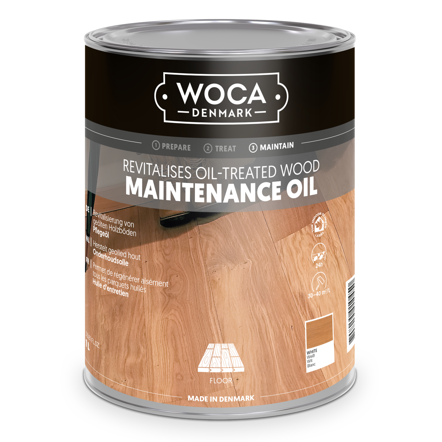 Woca Pflegeöl Weiss 1l
