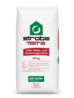 Lehm Klebe und Armierungsmörtel