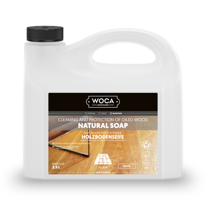Woca Holzbodenseife Weiss 2.5 L
