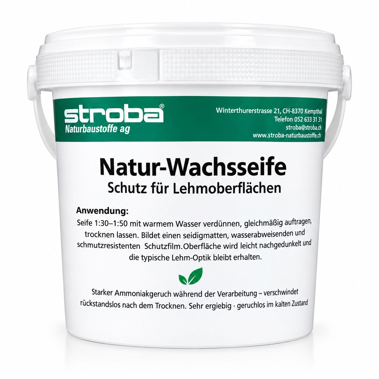 Natur-Wachsseife für Lehmoberflächen Natur-Wachsseife für Lehmoberflächen