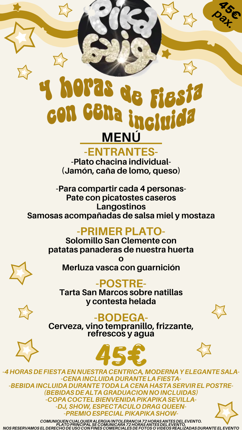 25 OCTUBRE 2025 CENA SHOW