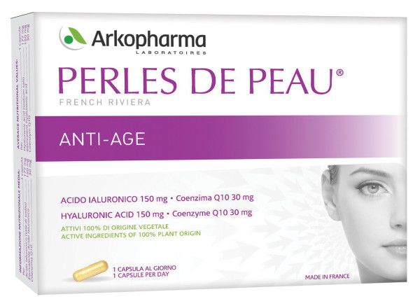 PERLES DE PEAU INTEGRATORE ALIMENTARE ANTI-AGE 30 CPS