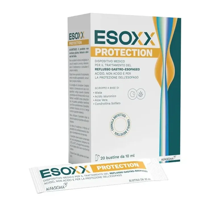 ESOXX PROTECTION TRATTAMENTO REFLUSSO GASTRO-ESOFAGEO 20 BUSTINE 200 ML