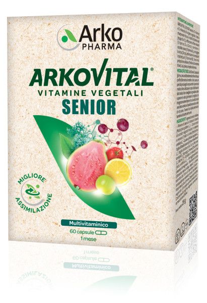ARKOVITAL SENIOR INTEGRATORE NATURALE ENERGIA E IMMUNITA' 60 CAPSULE 29 G