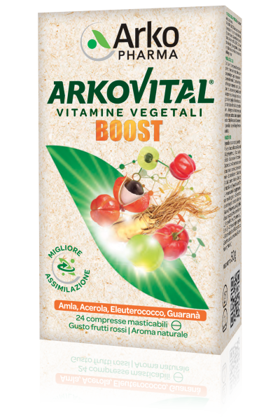 ARKOVITAL BOOST INTEGRATORE NATURALE ENERGIA IMMUNITA' 24 COMPRESSE 50 G