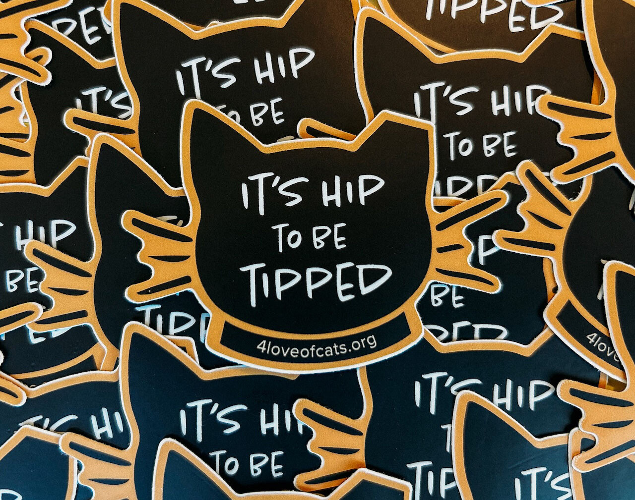 It&#39;s Hip to be Tipped Sticker