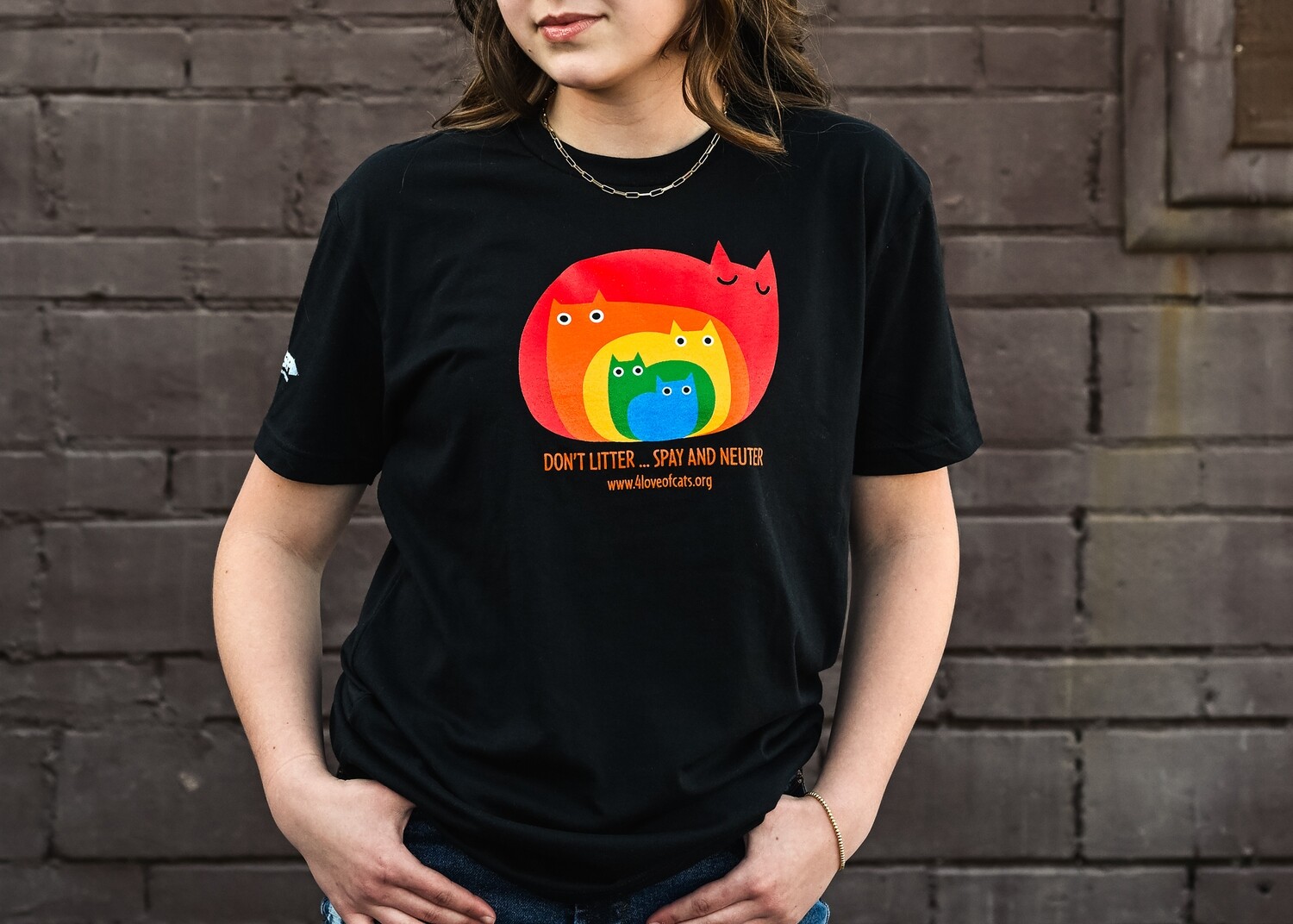 Don&#39;t Litter ... Spay and Neuter Black Tee