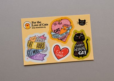 FLOC Heart Sticker Sheet