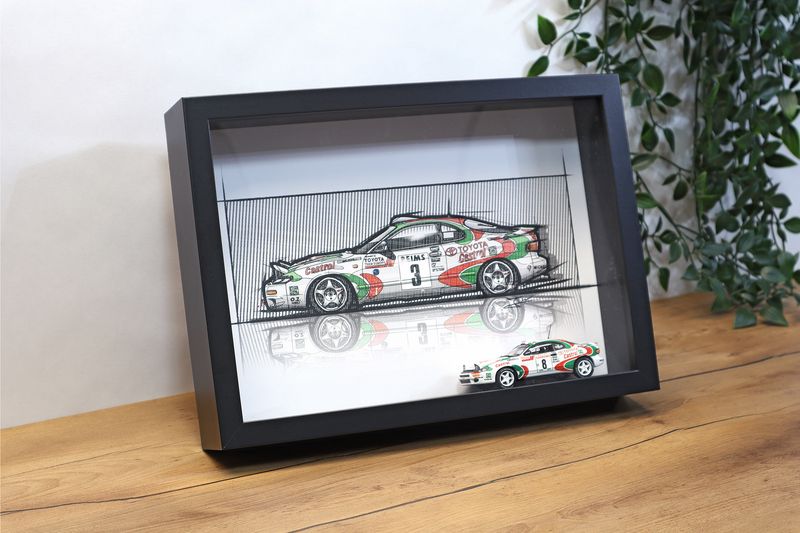 3D Rahmen - WRC Castrol Celica