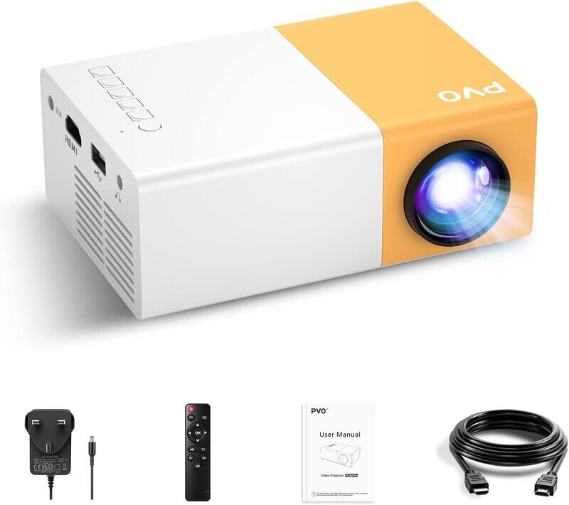 Mini Projector, PVO Portable Projector