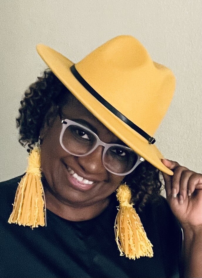 Yellow Leather with Scrubby Yarn