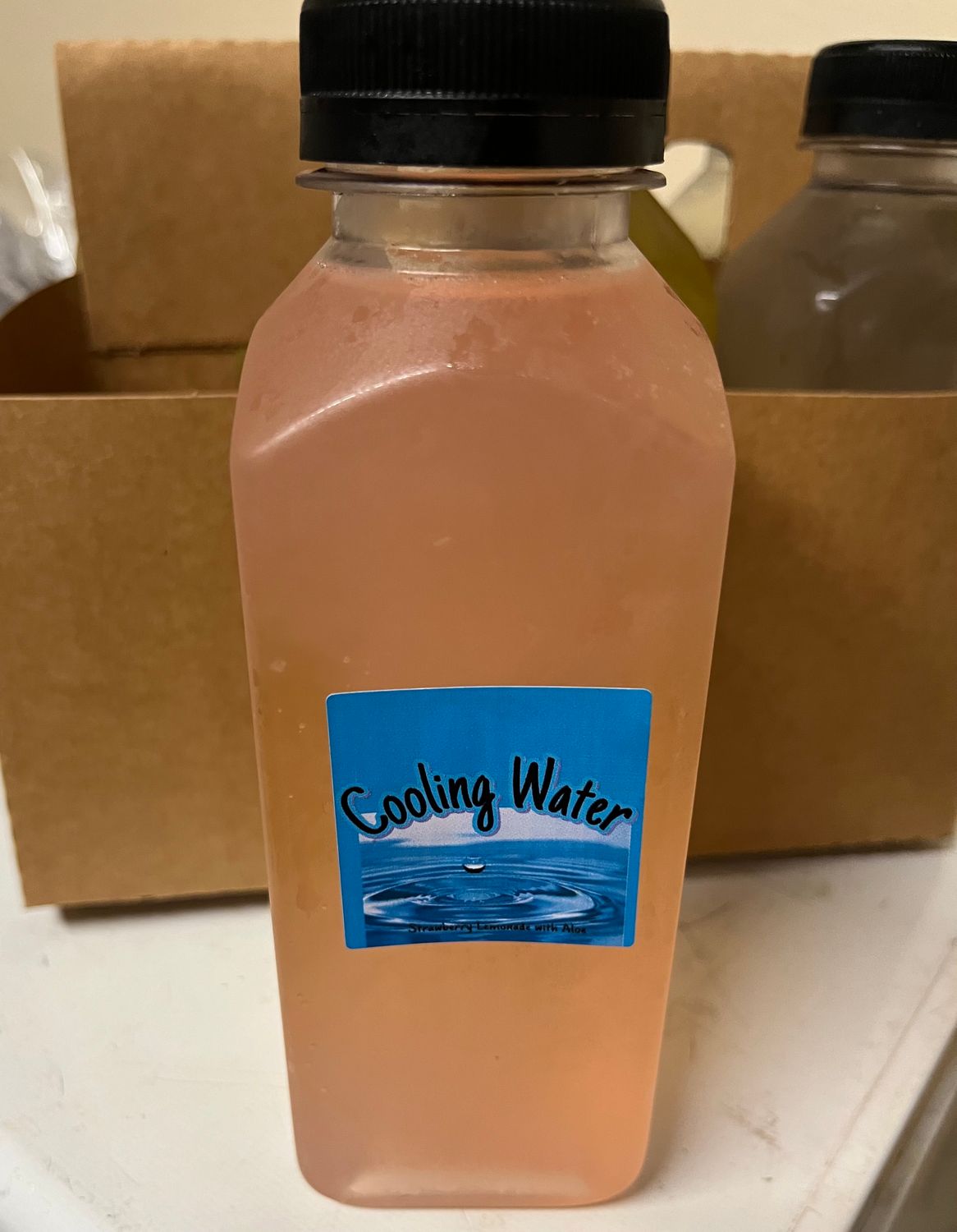 Strawberry Lemonade with Aloe Vera