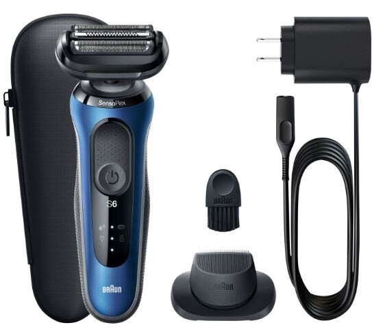 Braun Series 6 Solo Wet/Dry Electric Shaver with Precision Trimmer 6020S