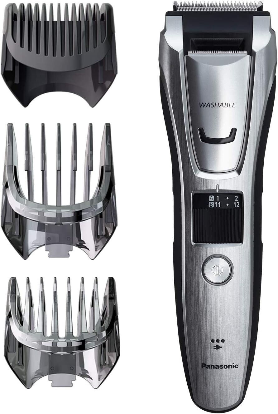 Panasonic ER-GB80-S 3 in 1 Hair Clipper Set, Silver ERGB80S

