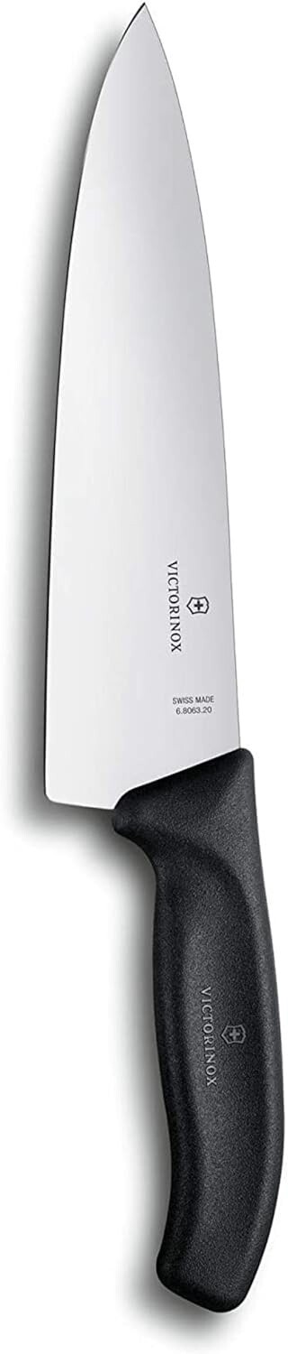 Victorinox Swiss Classic  Straight-Edge Chef&#39;s 8&quot; Knife - Black - 6.8063.20-X2