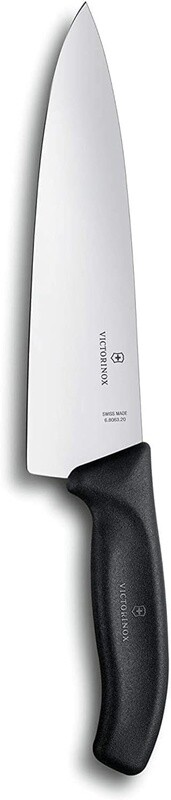 Victorinox Swiss Classic  Straight-Edge Chef&#39;s 8&quot; Knife - Black - 6.8063.20-X2