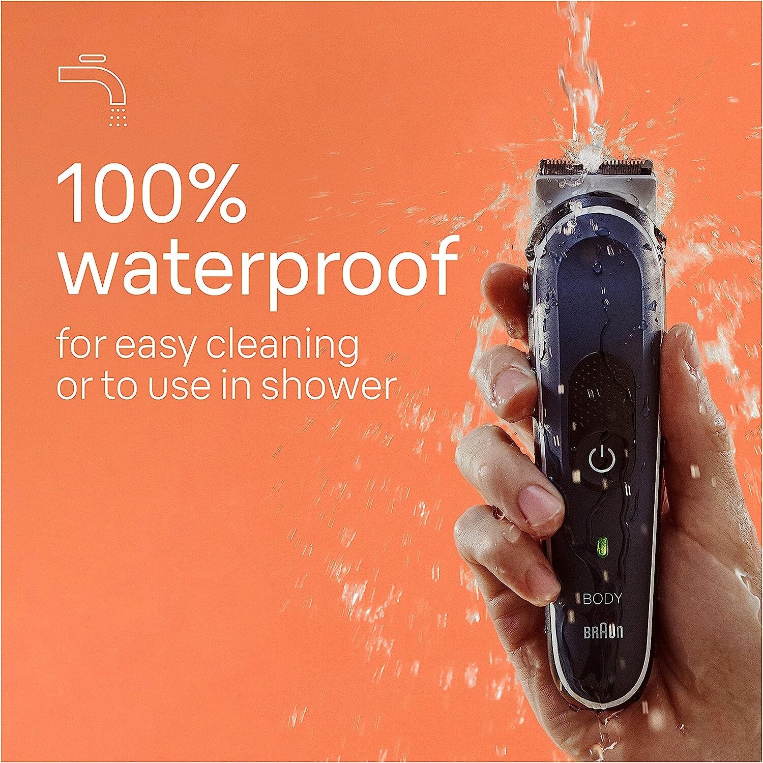 Braun Wet & Dry Body Groomer Series 5 5340,  Use, Black