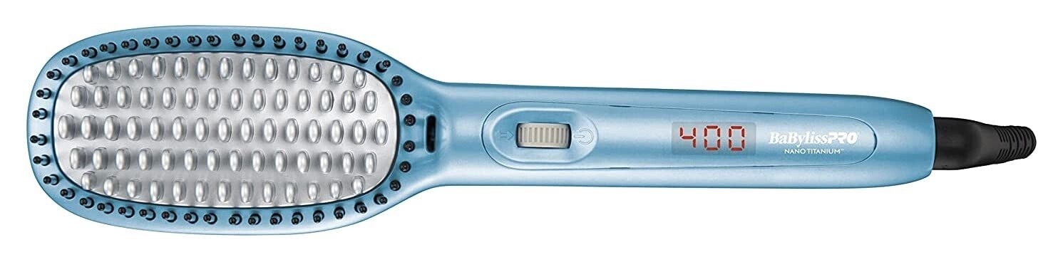 BaBylissPRO Nano Titanium Ionic Thermal Paddle Brush Blue BNTPB1UC


