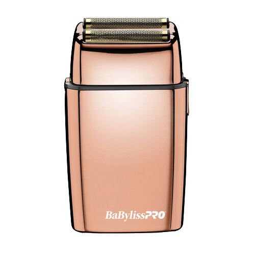 BaBylissPRO FoilFX02 Cordless Metal Double Foil Shaver Rose Gold FXFS2RG

