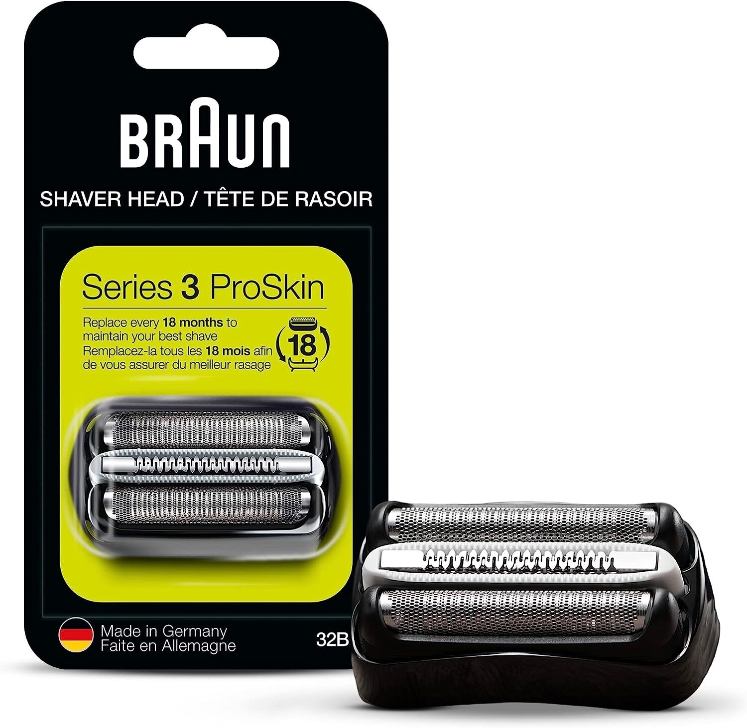 Braun Series 3 32S Shaver Foil and Cutter Replacement Head

