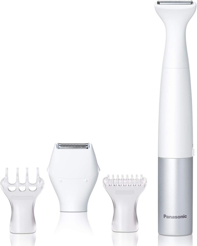 Panasonic Bikini Trimmer and Shaver, White, ES-WV60-S