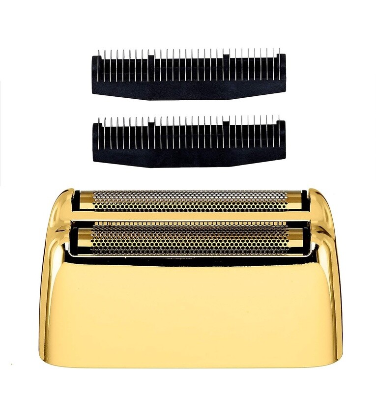 BaBylissPRO Replacement Foil Head and Cutter for FoilFX02 Double Foil Shaver (Gold), FXRF2G