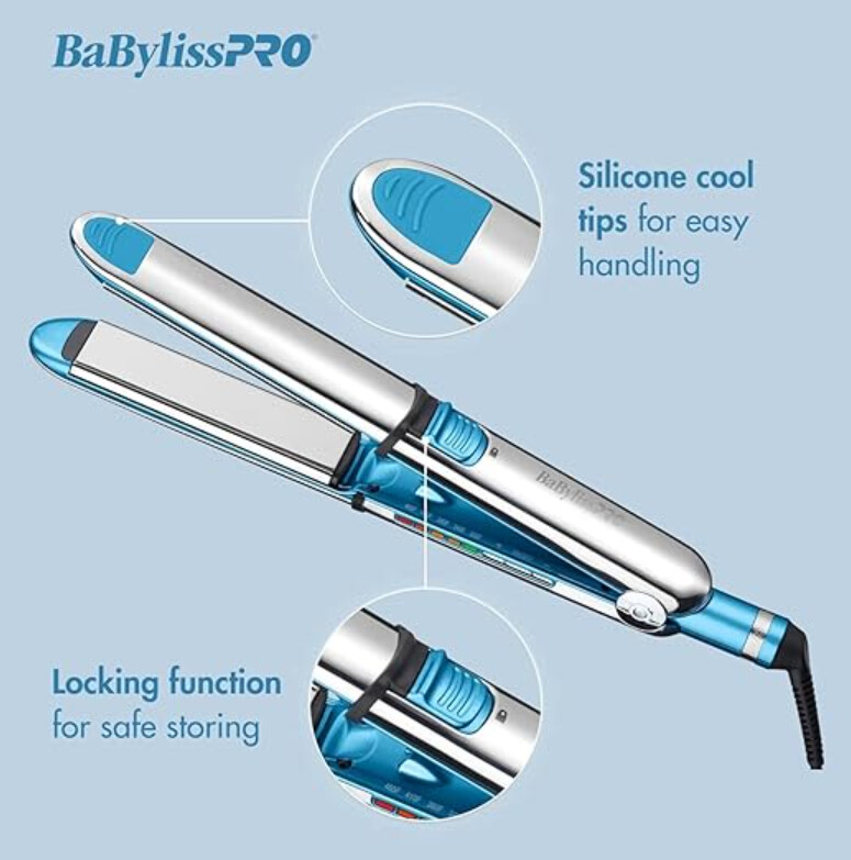 BPRO FLAT IRON OPTIMA  1"  SS TITANIUM