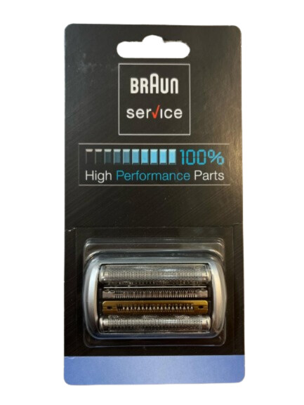 Braun 94M Series 9 Pro Electric Shaver Replacement Foil and Cutter, Matte Silver

