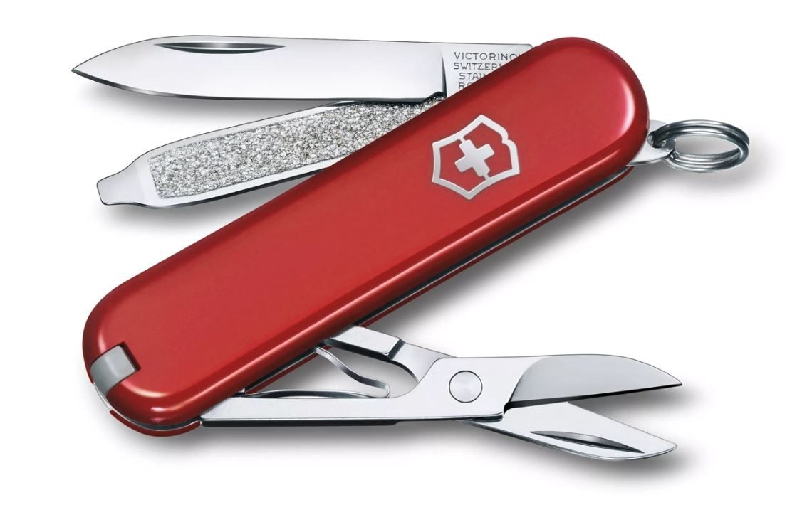Victorinox Swiss Army Classic SD 58 mm 7 Function Pocket Knife Icon Red 0.6223.G
