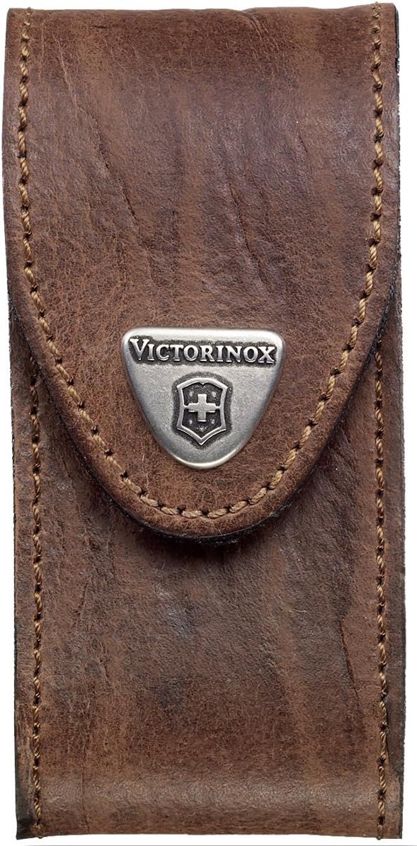Victorinox 107 mm Leather Belt Pouch - Brown 4.0545