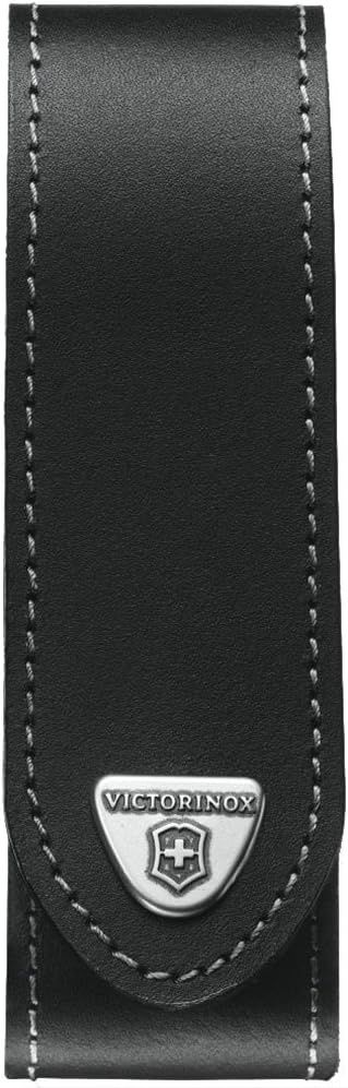 Victorinox 132 mm Leather Belt Pouch - Black 4.0505.L