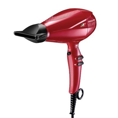 BaBylissPRO Volare Nano-Titanium Ionic Hairdryer, Red, BABFRV1C + FREE Blowout Attachment