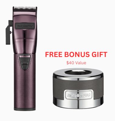 BaBylissPRO LimitedFX Nightfall Collection Clipper + FREE  Charging Base