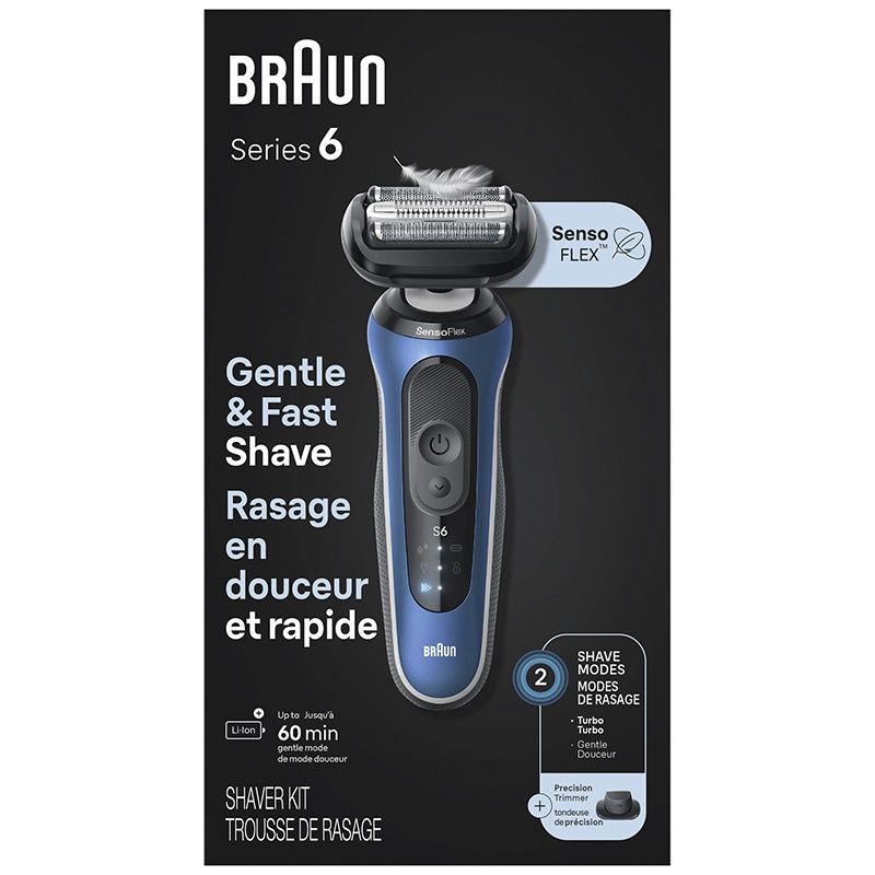 Braun Electric Shaver for Men, Series 6 6120s, Wet &amp; Dry