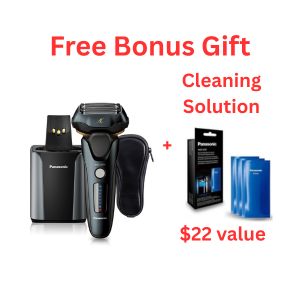 Panasonic   Arc5 Blade Wet/Dry Electric Shaver + FREE  Cleaning Liquid (5-Sache)