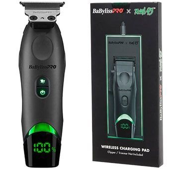 BaBylissPRO® x Tomb45® Wireless-Charging Trimmer + Charging pad