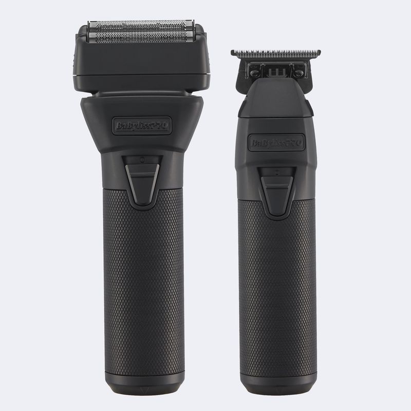 BaBylissPRO FXONE BLACKFX Trimmer &amp; Double-Foil Shaver Prepack