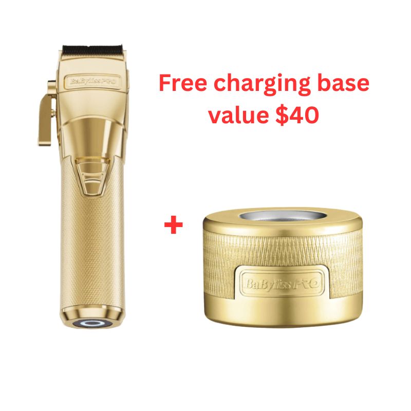 BabylissPRO GoldFX  Cordless Clipper+ Free Charging  Base