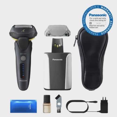 Panasonic  ESLV97-K  Arc5 5-Blade Wet/Dry Electric Shaver with Cleaning Station