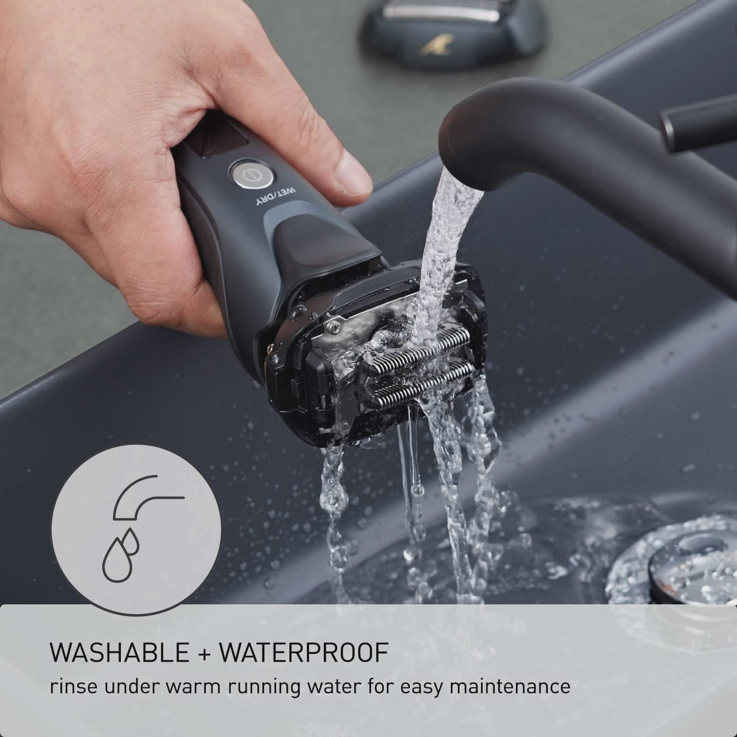 Panasonic ESLV67 Premium 5-blade Wet & Dry Electric Shaver, ARC5  Black