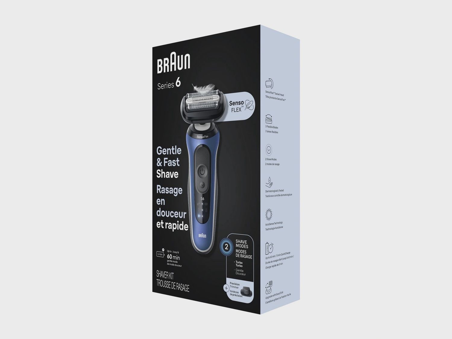 Braun Electric Shaver for Men, Series 6 6120s, Wet & Dry