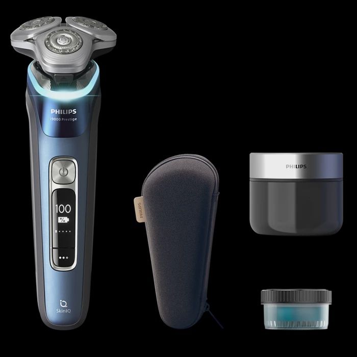 Philips  Series 9000 Electric Shaver, Wet &amp; Dry Use, with Charging Stand, Cleaning System, XP9201/20