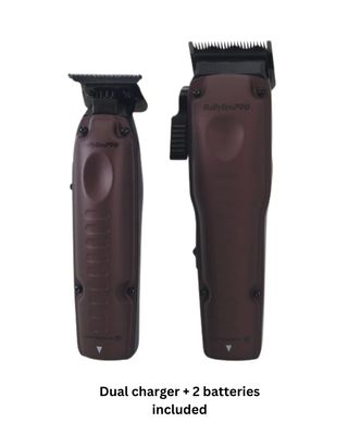 BaBylissPRO® FXONE Lo-ProFX Limited Edition Nightfall Collection Clipper &amp; Trimmer + Dual Battery Charging PrePack