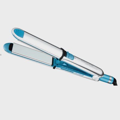 BaBylissPRO Nano Titanium Optima 1.5 inch  Stainless Steel Flat Iron. Blue/Silver BABSS3300TUC